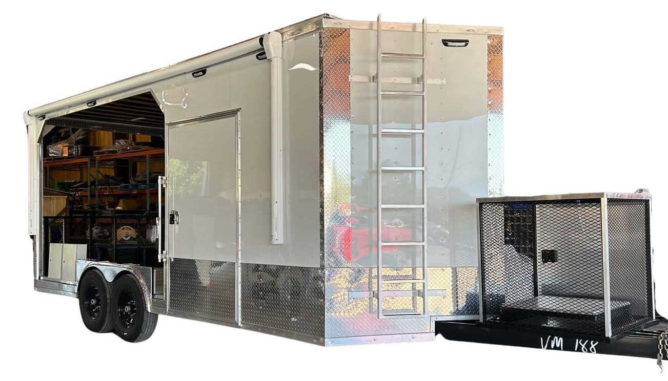 enclosed drone trailer